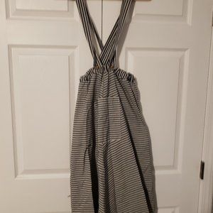 Vintage gray and white striped jumper
